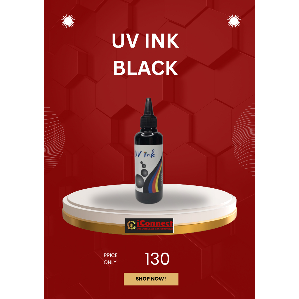 INKPIU UV INK Color Black 100mL Universal Ink | Shopee Philippines
