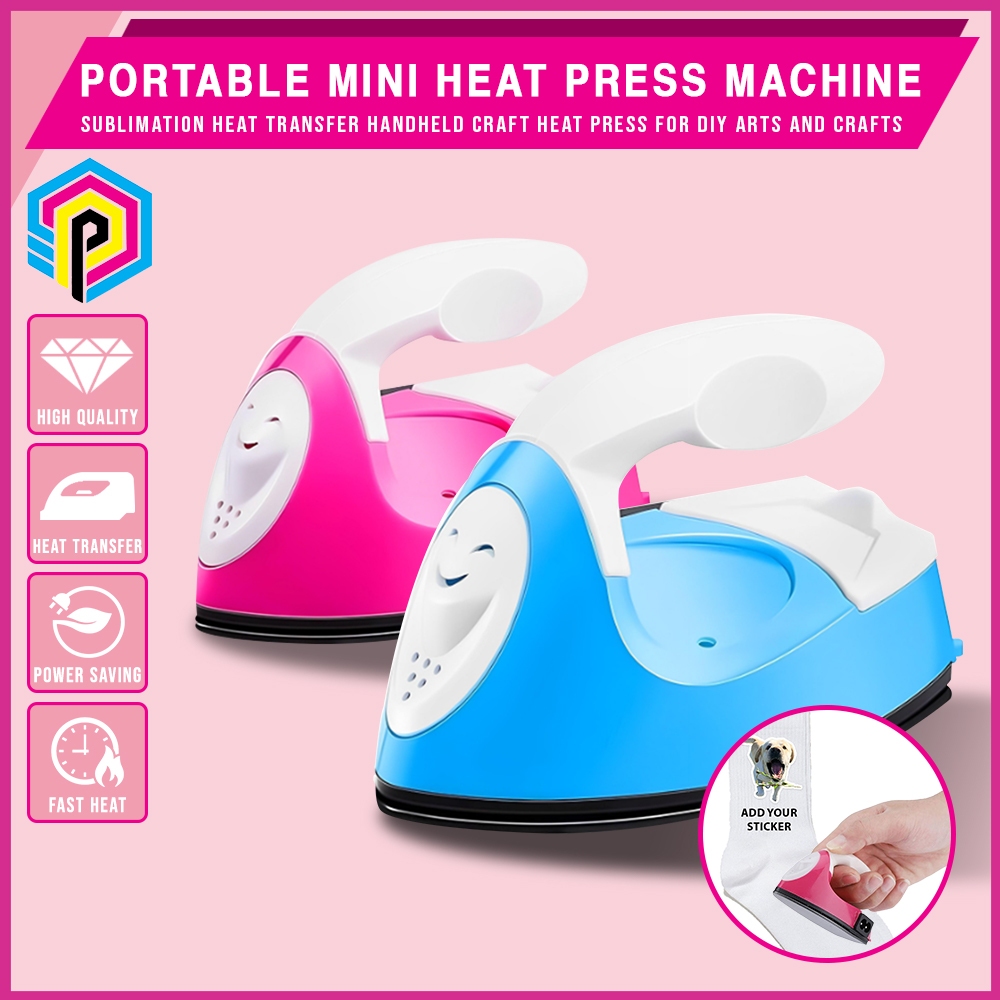 Portable Handheld Craft Mini Heat Press Machine for DIY Arts and Crafts ...