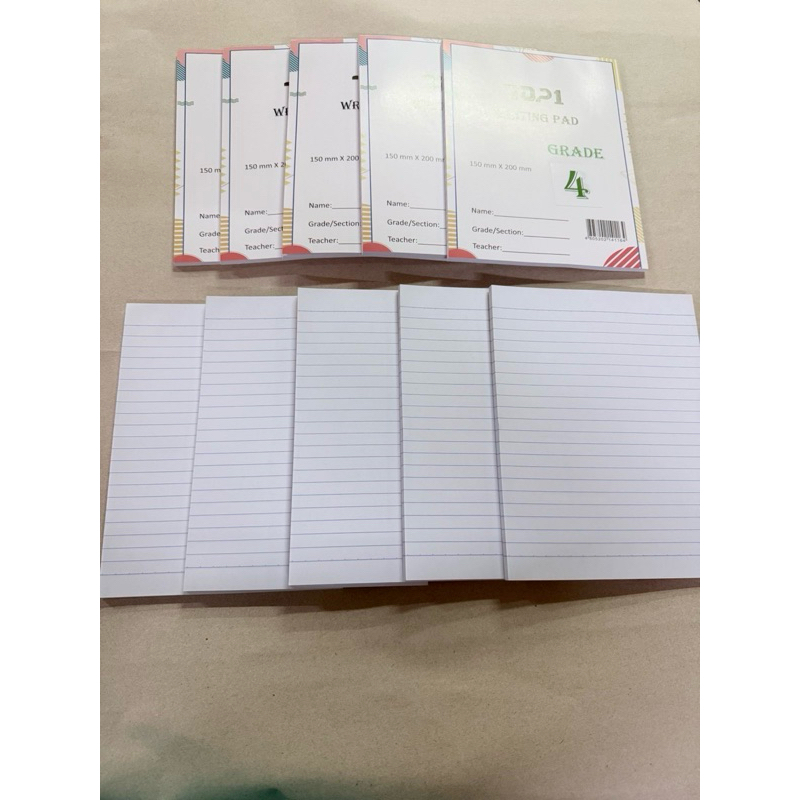 10 pcs Grade 4 Pad Paper PER PACK | Shopee Philippines
