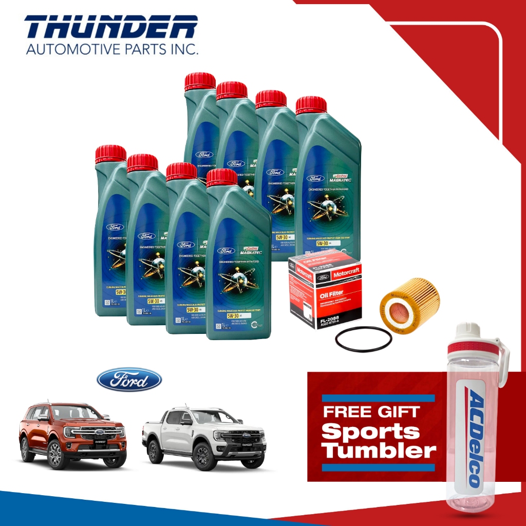 Ford 5W-30 Castrol Fully Synthetic Change oil Bundle for Ford Ranger ...