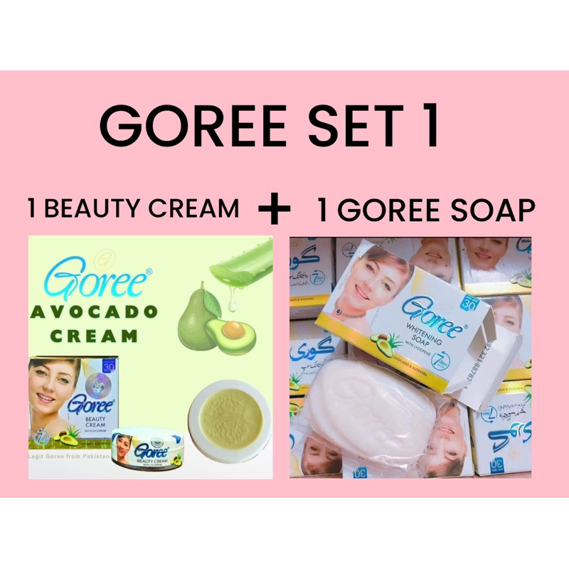 goree cream & goree soap (sold per set) | Shopee Philippines
