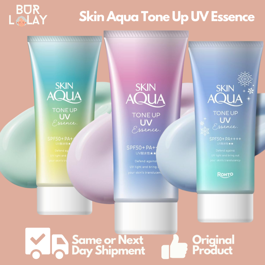 Skin Aqua Tone Up UV Essence Sunscreen, Lavender Sunstick Color Control ...