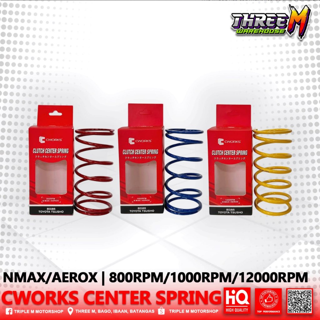CWORKS CENTER SPRING FOR CLICK 125/150/160/M3/MIO SPORTY/NMAX/AEROX/PCX ...