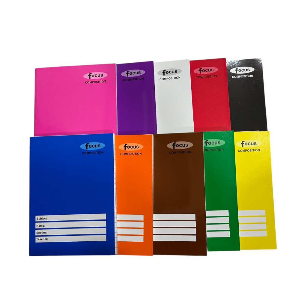 Focus Composition/ Writing Notebook 80sheets 10 pcs | Shopee Philippines