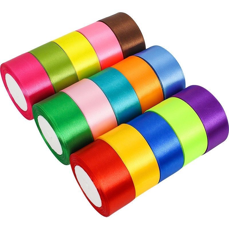 25Yards Roll 4cm ribbon wholesale satin ribbon decorative ribbon gift ...