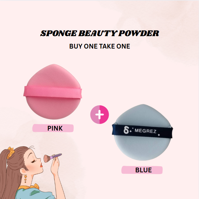 LUCKY CAT SPONGE BEAUTY POWDER B1+1 (DAVAO) | Shopee Philippines