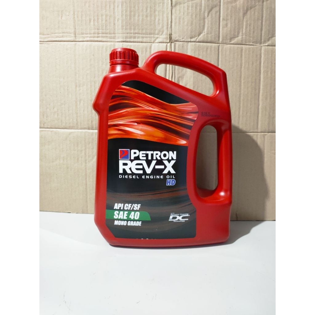 PETRON REV-X DIESEL ENGINE OIL HD API CF/SF SAE 40 MONOGRADE 4L ...