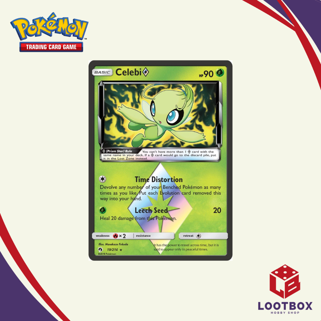 Pokemon Card Game: Celebi (Prism Rare) - Lost Thunder | Shopee Philippines