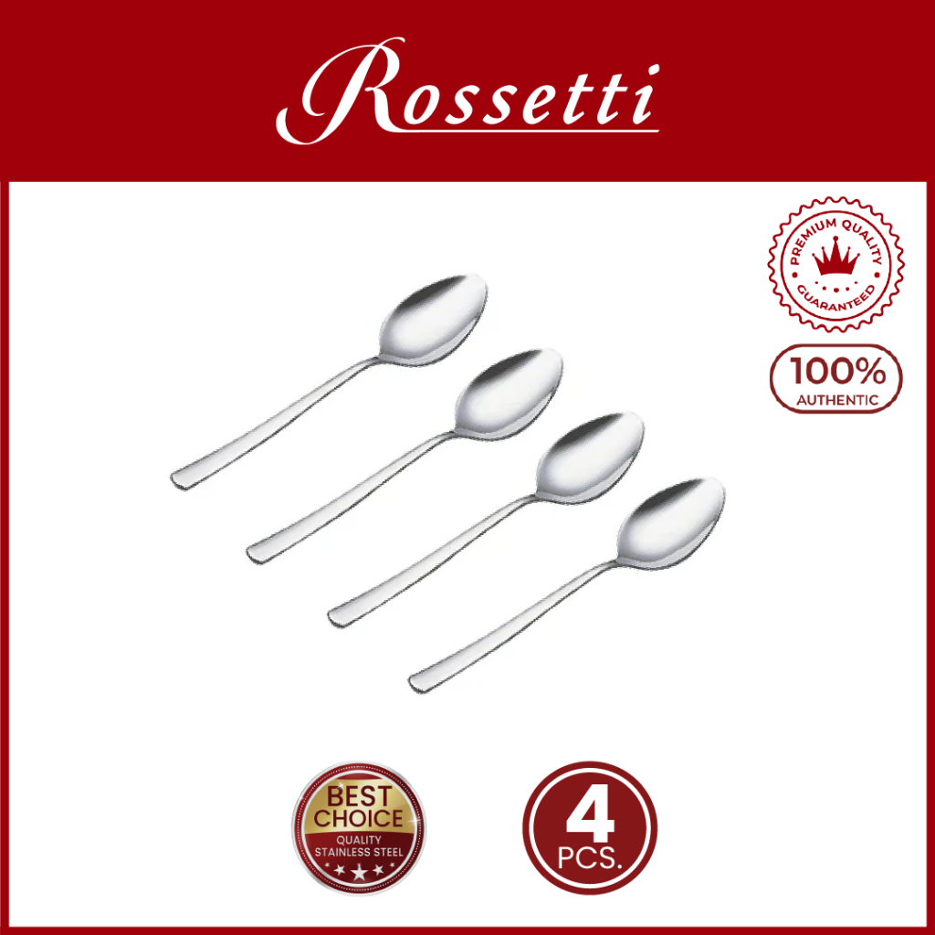 Rossetti Viento Series 4-pieces Stainless Steel Tea Spoon Set ...