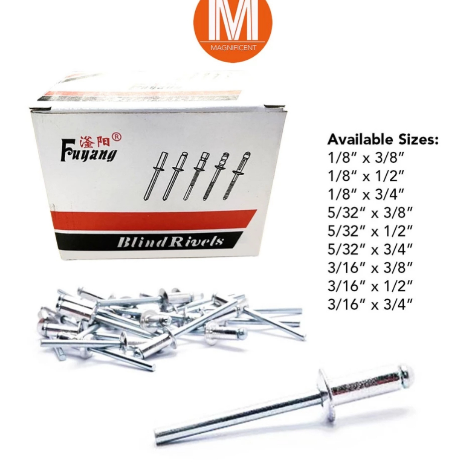 Blind Rivets (PER BOX) 1/8