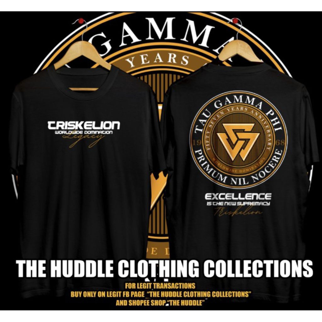 57 YEARS ANNIVERSARY l FRATSHIRT I TAU GAMMA PHI l TRISKELION l