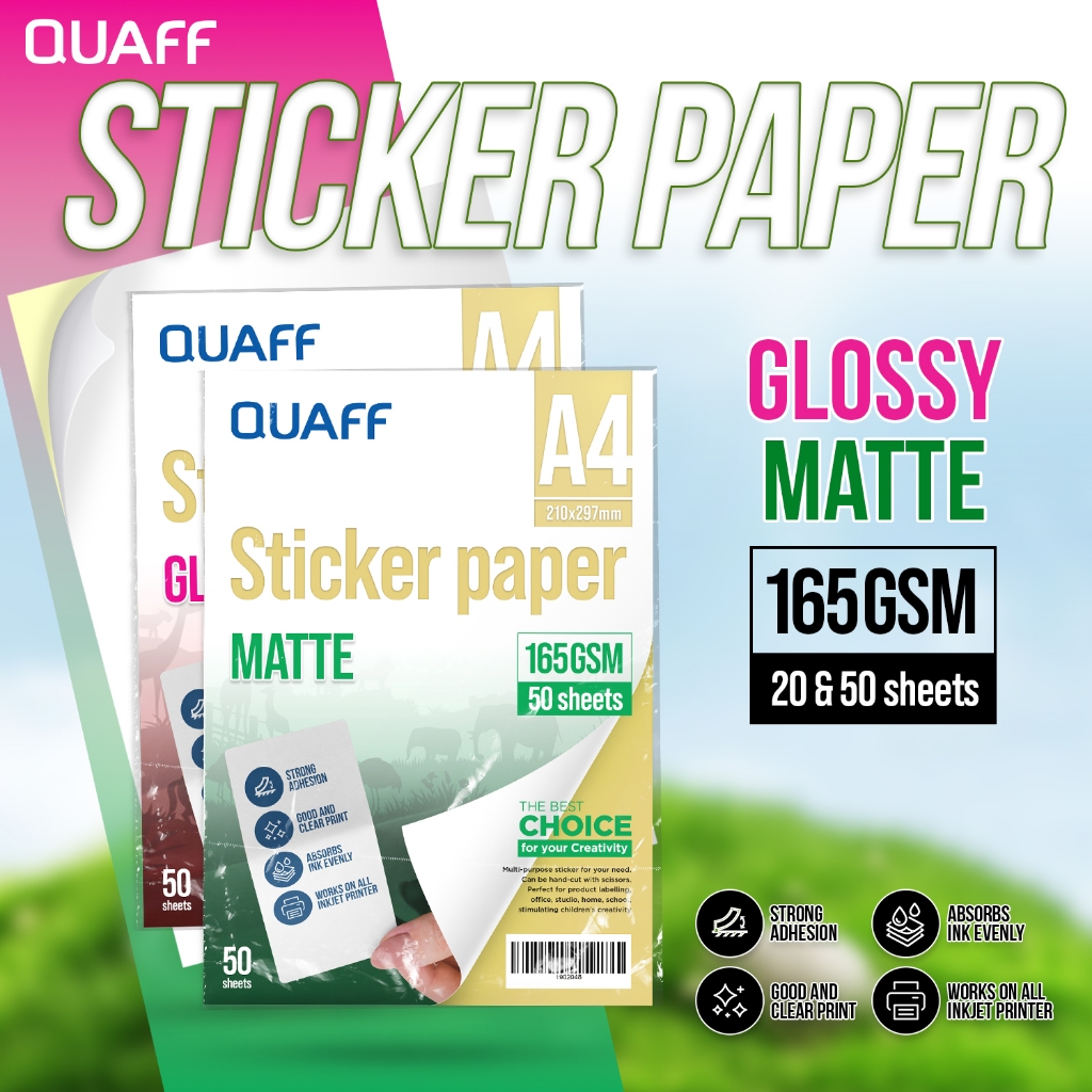 Shop matte sticker paper for Sale on Shopee Philippines