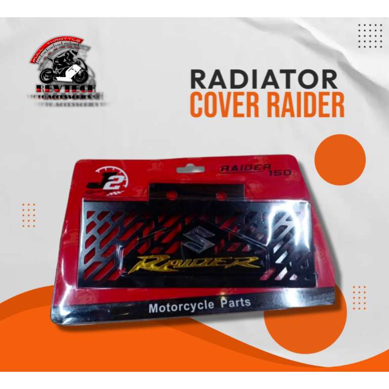 J2 QUALITY MOTORCYCLE RADIATOR COVER FOR RAIDER | Shopee Philippines