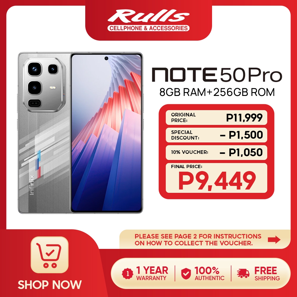 Infinix NOTE 50 Pro 4G Smartphone 8GB+256GB / 12GB+256GB Helio G100