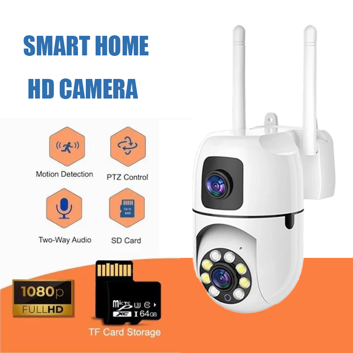 V380 PRO CCTV Camera Dual Lens 4K HD Wireless Wifi Outdoor Waterproof ...