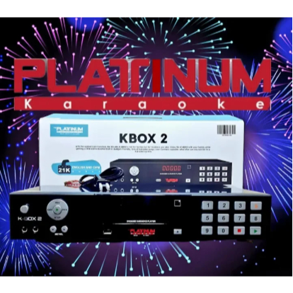 Platinum Karaoke K BOX 2/KBOX2/KBOX3 KS40 Player w/ 21K OPM & English ...