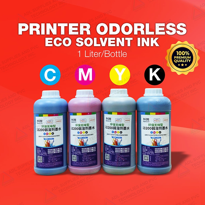 PRINTER ODORLESS ECO SOLVENT INK 1LITER/BOTTLE PREMIUM QUALITY | Shopee ...