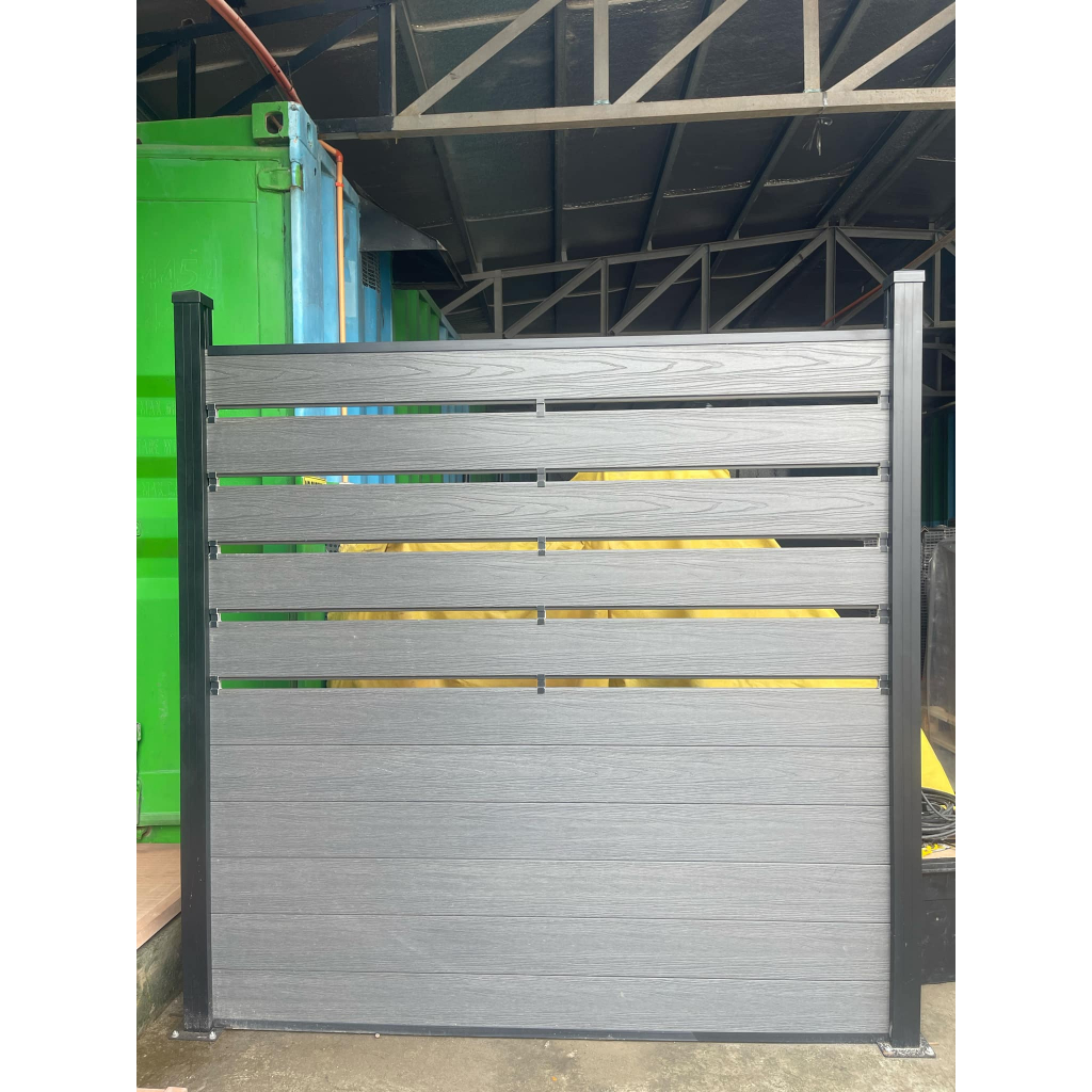 WPC Co-Extrusion Fence Panel (2pcs in 90cm length)- min 5 panels if not ...