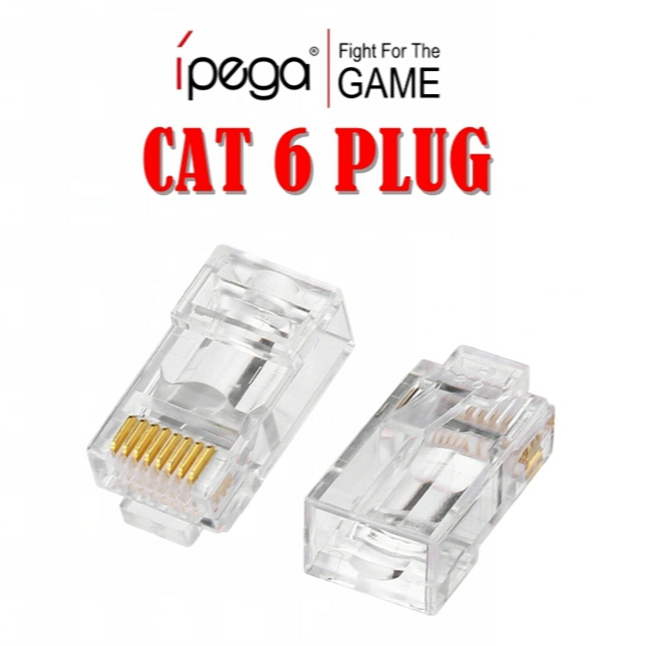 CAT6 RJ45 8pcs-30pcs Modular Internet Cable Connector 8Pin Crystal with ...
