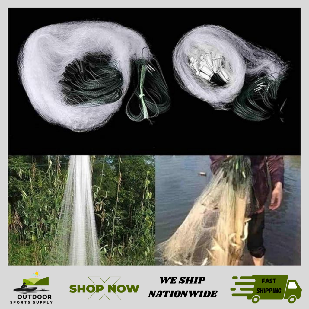 Fishing Net Crawfish Nylon Float Trap Fishing Casting Net Nylon Dip ...