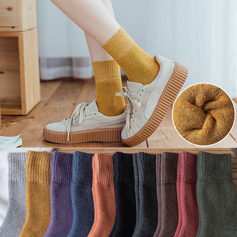 JAPANESE VERTICAL PLAIN SOCKS UNISEX SOCKS ANKLE SOCKS FASHION STYLE ...