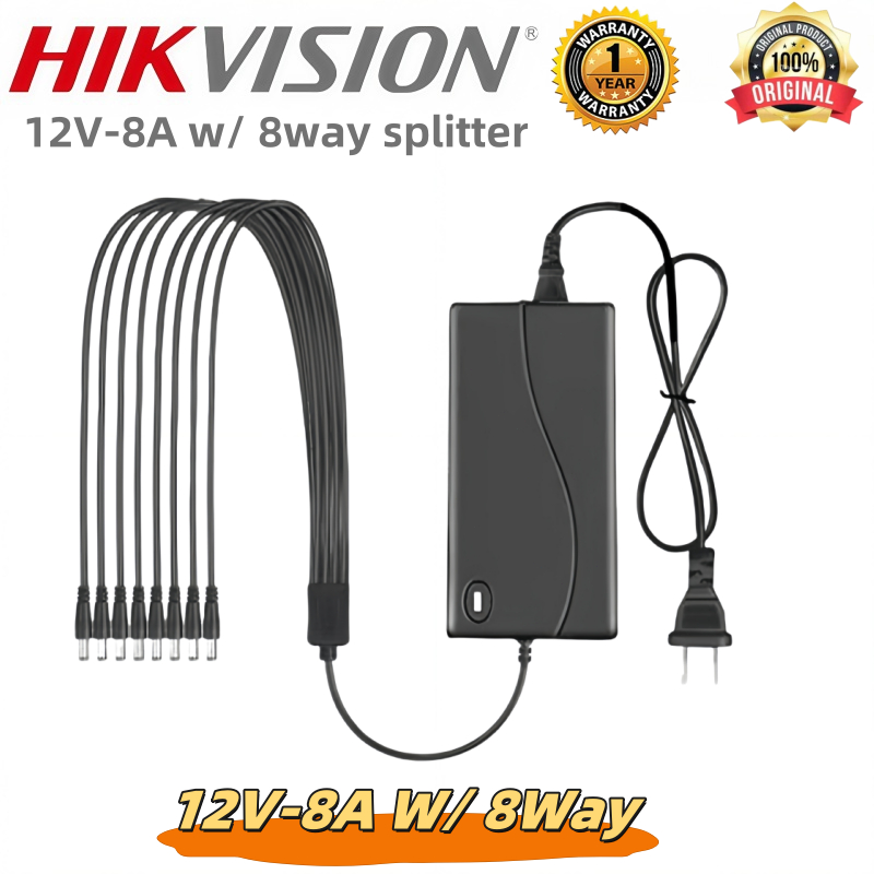CCTV Power Adaptor DVR DC 12V With Splitter Power Supply Power Adapter ...