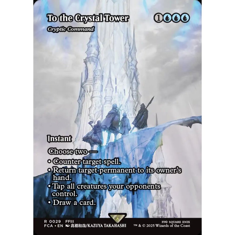 MTG - Cryptic Command - To the Crystal Tower NM U FCA | Shopee Philippines