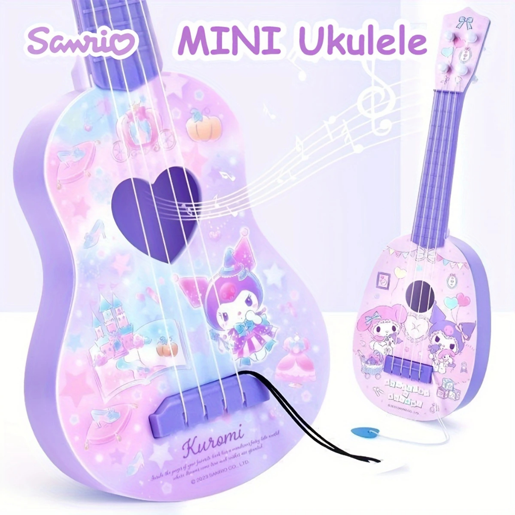 Sanrio Kulomi Children's Ukulele guitar playable musical instrument toy ...