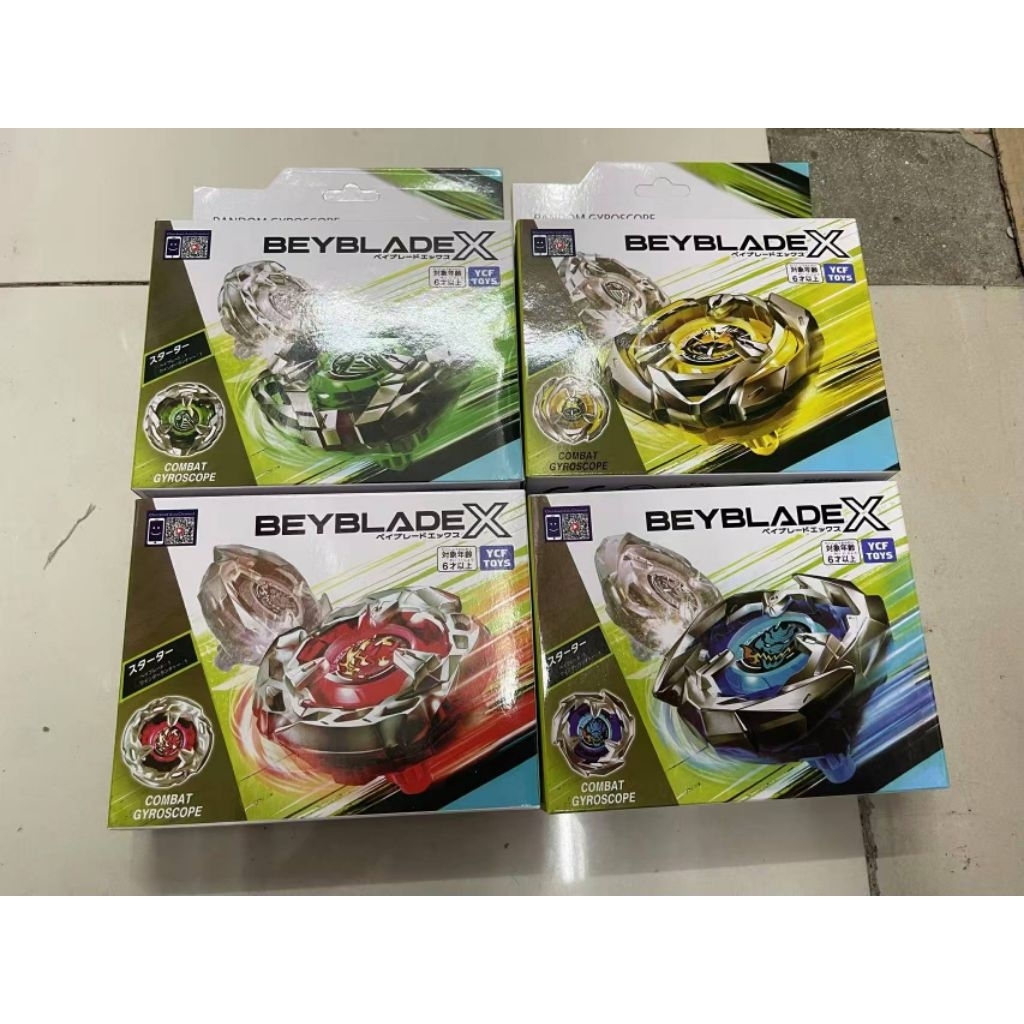 Beyblade X With Handle Random Color Selection Set of Four Colors ...