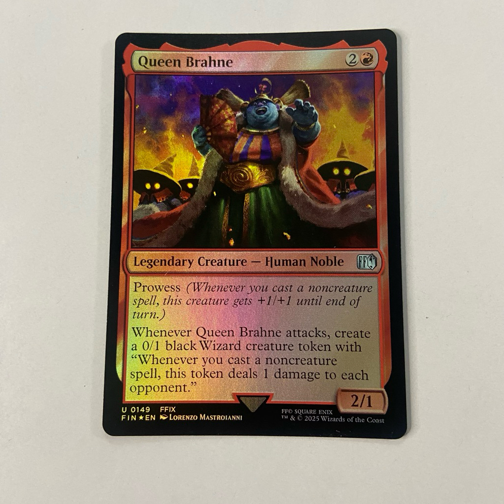 FIN QUEEN BRAHNE SELF-DESTRUCT SAMURAI'S KATANA SIDEQUEST: PLAY BLITZBALL FINAL  FANTASY RED MTG | Shopee Philippines