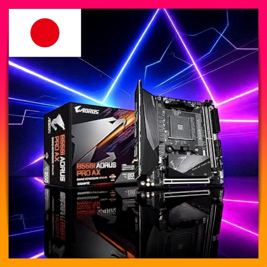 GIGABYTE B550I AORUS PRO AX Mini-ITX Motherboard with AMD B550 Chipset ...