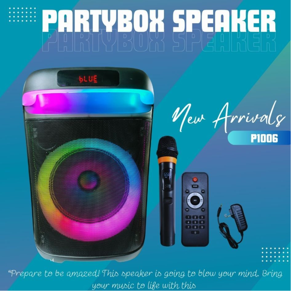 V2S Partybox Max Wireless Bluetooth Karaoke Speaker Powerful Sound