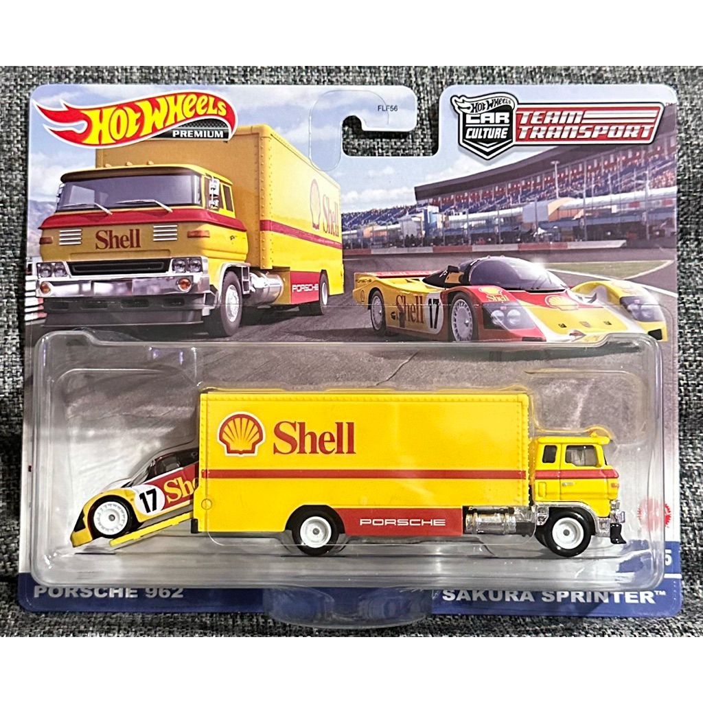 Hot Wheels Car Culture Team Transport Porsche Sakura Sprinter Shell ...