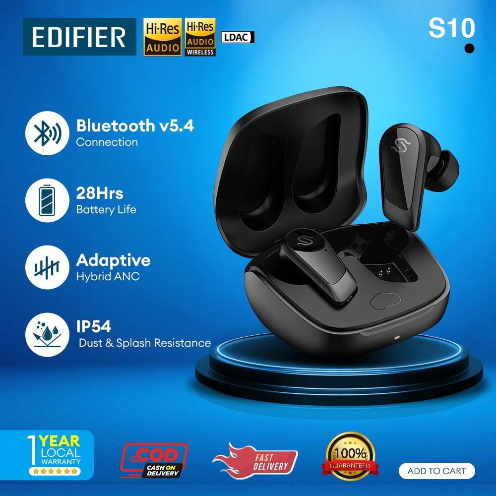 Edifier STAX SPIRIT S10 True Wireless Planar Magnetic Earbuds with