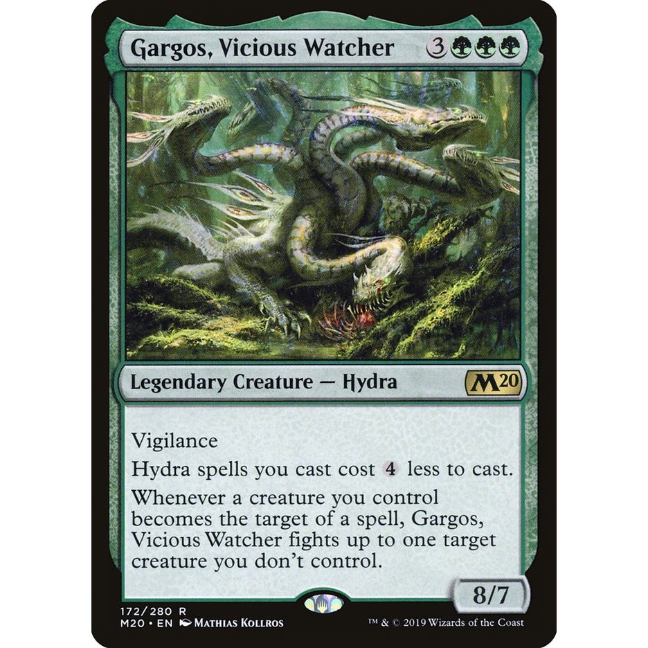 MTG Magic: The Gathering - Gargos, Vicious Watcher | Shopee Philippines