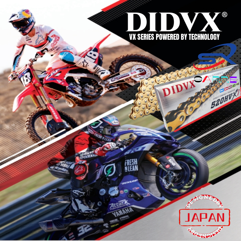 DIDVX X-Ring Chain428/ 520/120L 136L KTM 200/390/390A Dominar Yamaha R3 ...