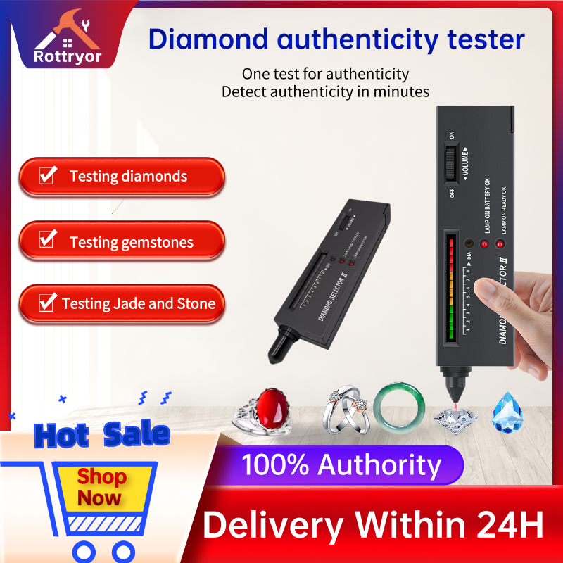 Professional High Accuracy LED Diamond Tester Pen Jewelry Gem Selector ...