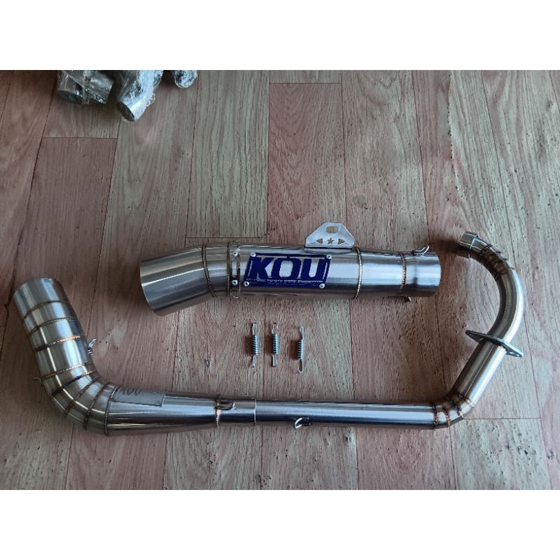 Raider 150 carbs Super open 63mm Loudest pipe | Shopee Philippines