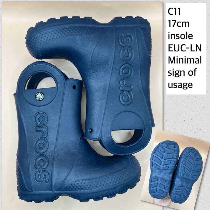 preloved crocs for kids c11 Shopee Philippines