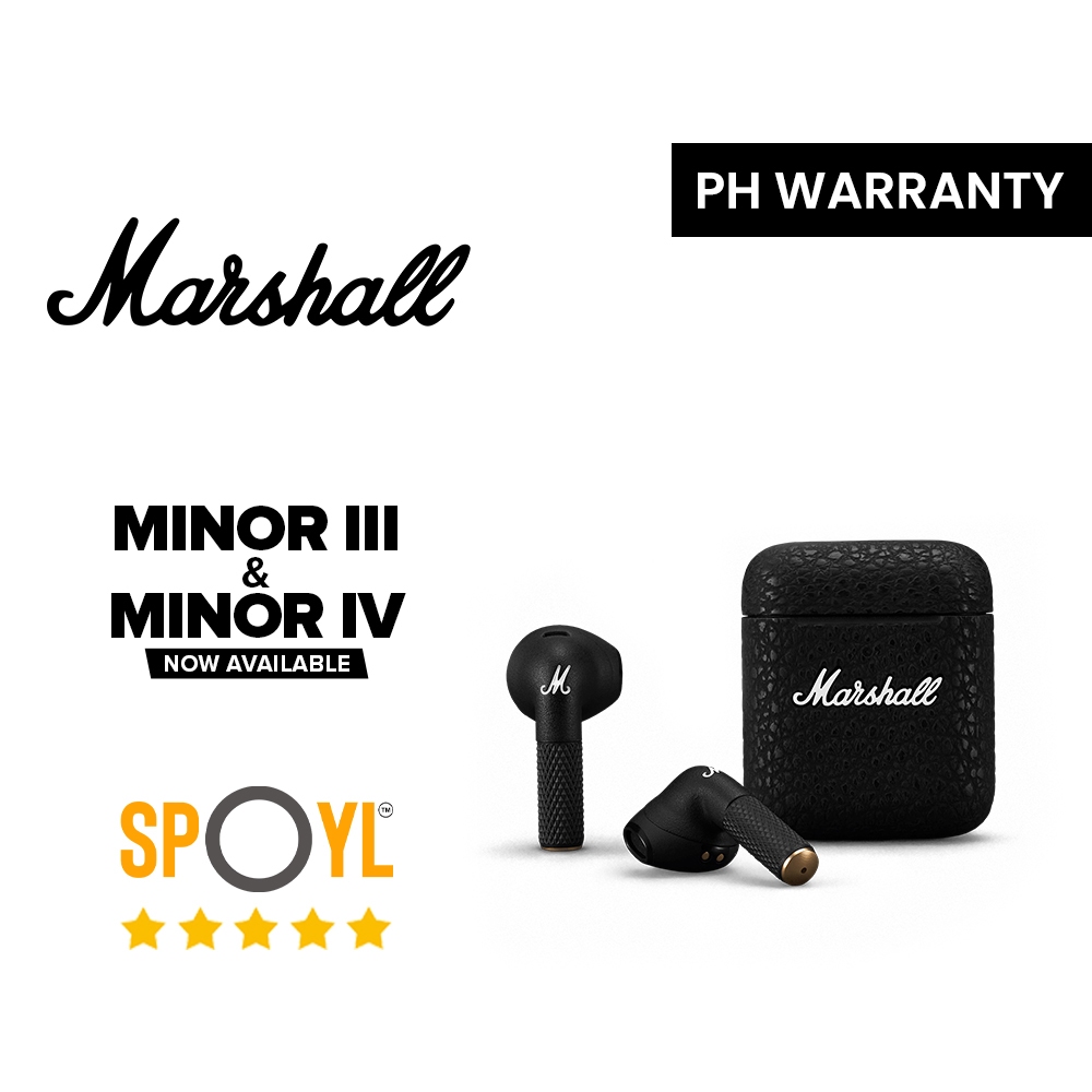 Marshall Minor III / Minor IV with 24 hours playtime wireless earbuds ...