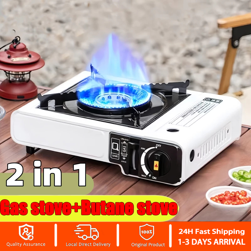 2 in 1 portable gas butane stove electric single butaine stove outdoor
