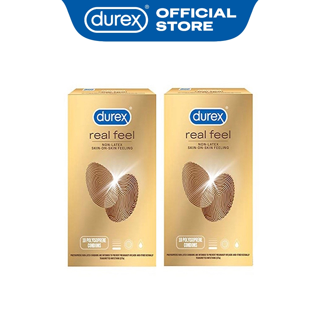 Durex Condoms Real Feel Condoms 10s(Set of 2 - 20 Condoms) | Shopee ...