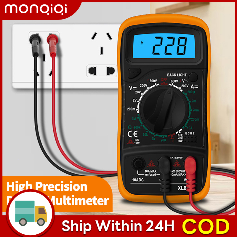 XL830L Digital Multimeter Tester with Buzzer Highprecision Intelligent