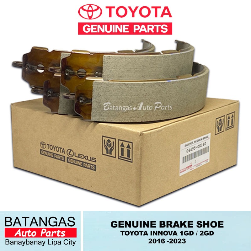 GENUINE BRAKE SHOE TOYOTA INNOVA 1GD 2GD 2016-2023 1SET 4PCS MADE IN ...