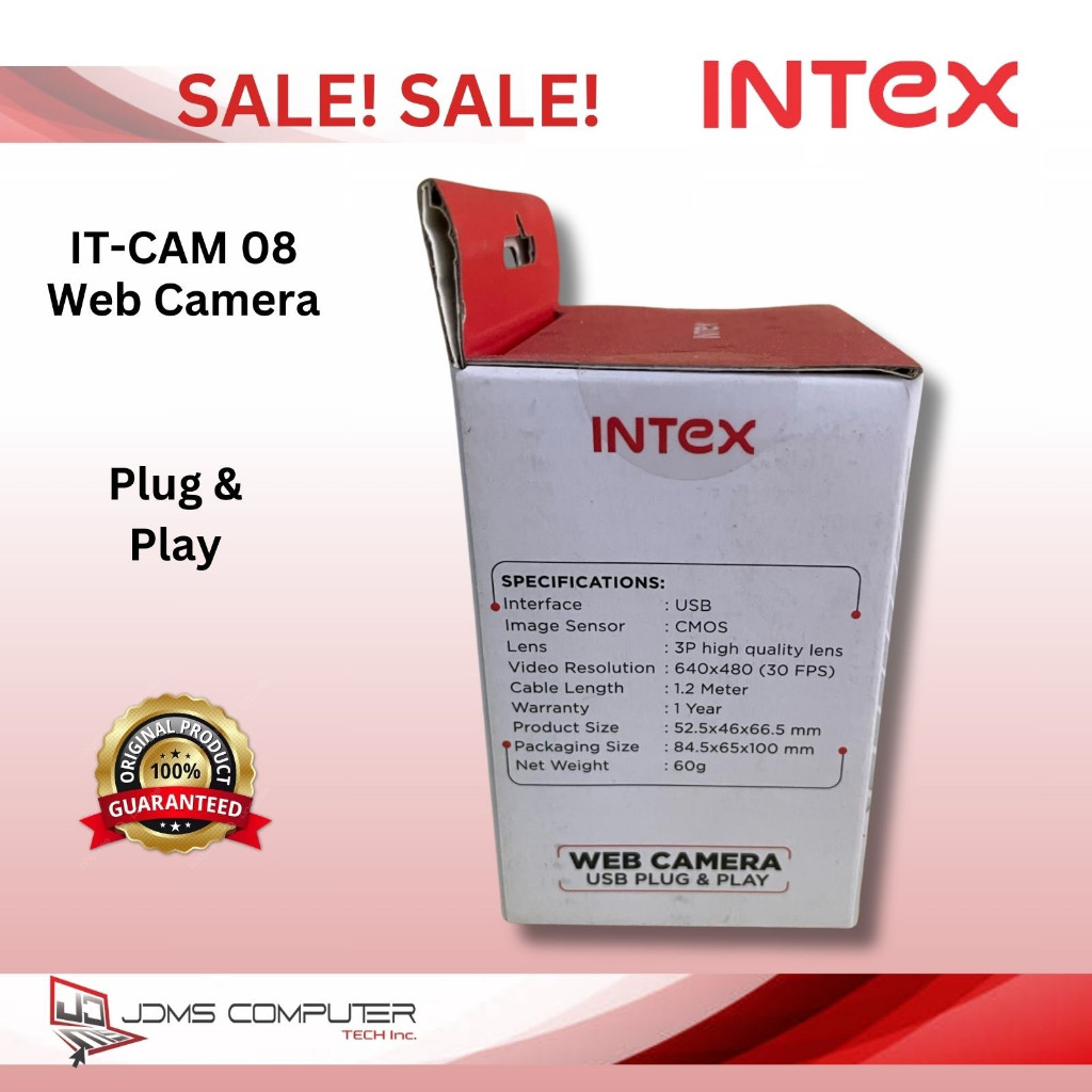Intex IT-CAM 08 Web Camera SALE | Shopee Philippines