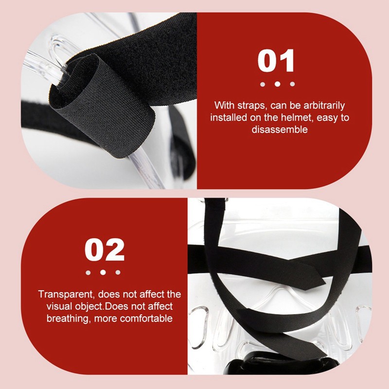 Children/Person Protective Mask Taekwondo Face Protection Transparent ...