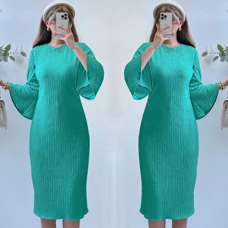 Jasmine Bell Sleeve Dress Casual Dress Sunday Dress Shopee Philippines