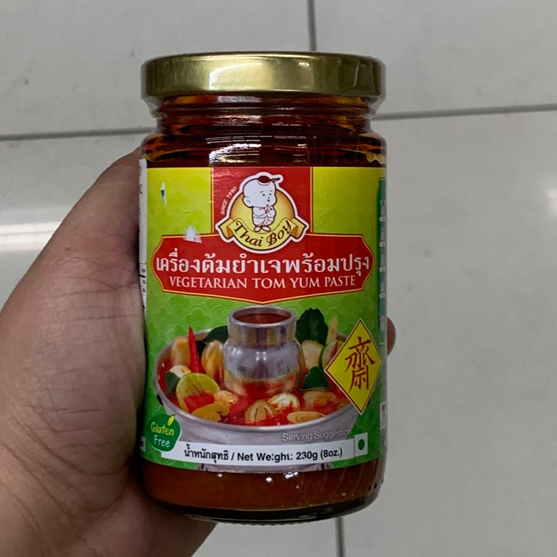 THAI BOY VEGETARIAN TOM YUM PASTE 230g | Shopee Philippines