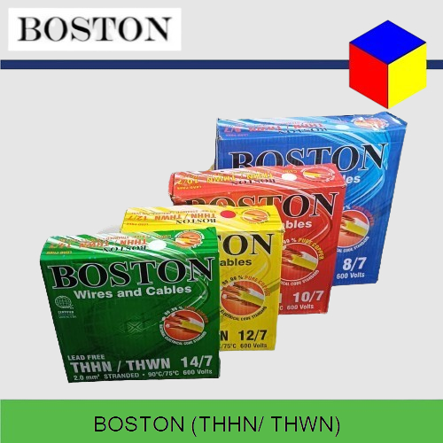 Boston Wire THHN/THWN 2.00mm2, 3.50mm2, 5.50mm2, 8.00mm2 Starded Wire ...