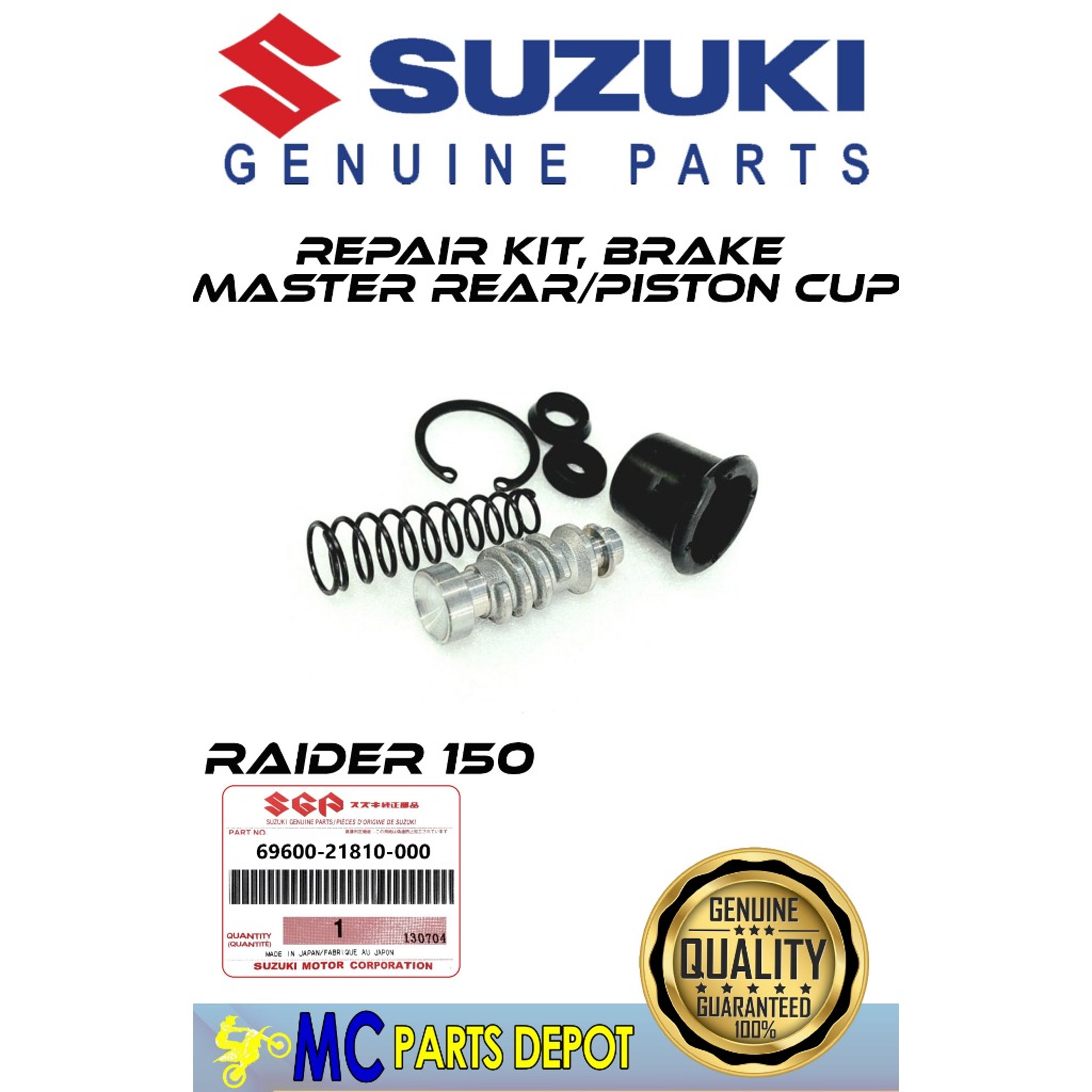REPAIR KIT BRAKE MASTER REAR PISTON CUP R150 (69600-21810-000) | Shopee ...